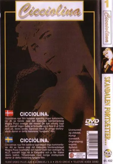 Cicciolina Skandalen Fortsaetter | BN-Agentur | Download, VOD(back cover)