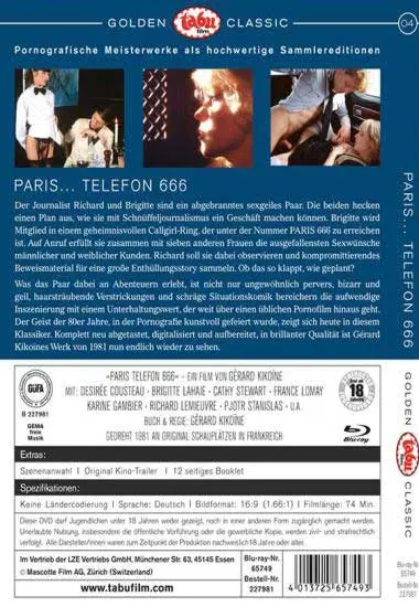 Paris… Telefon 666 (Blu-ray)(Tabu) at sexvideoall.com(back cover)