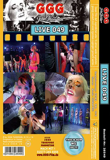 Live 049 | GGG | DVD(back cover)