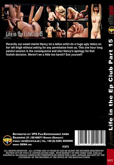 Elite Pain - Life In The the EP Club Part 15 | Belrose | DVD(back cover)
