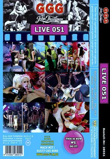 Live 51 | GGG | DVD(back cover)