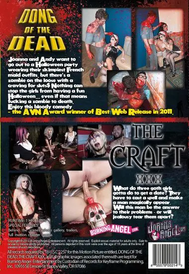 Dong Of The Dead - The Craft XXX(Burning Angel E.)(back cover)