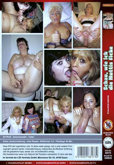 Schau, wie ich die Muttis ficke | Magmafilm | DVD, Download, VOD(back cover)