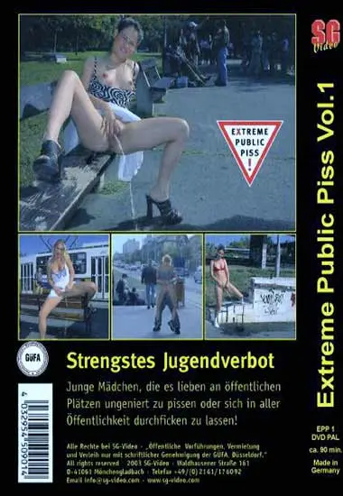 Extreme Public Piss Vol. 01 | SG-Video | DVD(back cover)