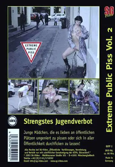 Extreme Public Piss Vol. 02 | SG-Video | DVD(back cover)