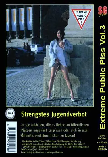 Extreme Public Piss Vol. 03 | SG-Video | DVD(back cover)