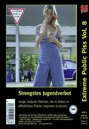 Extreme Public Piss Vol. 08 | SG-Video | DVD(back cover)