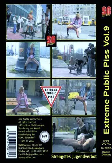 Extreme Public Piss Vol. 09 | SG-Video | DVD(back cover)