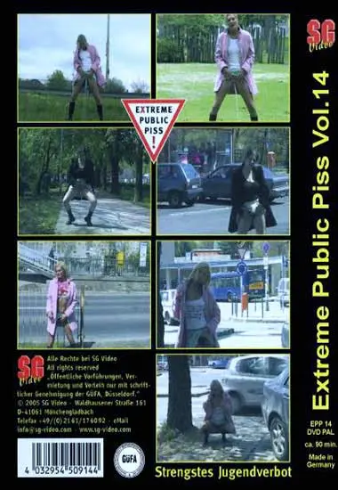 Extreme Public Piss Vol. 14 | SG-Video | DVD(back cover)