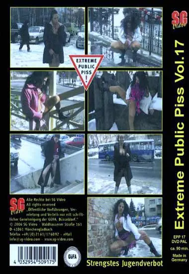 Extreme Public Piss Vol. 17 | SG-Video | DVD(back cover)