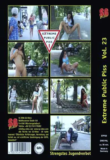 Extreme Public Piss Vol. 23 | SG-Video | DVD(back cover)