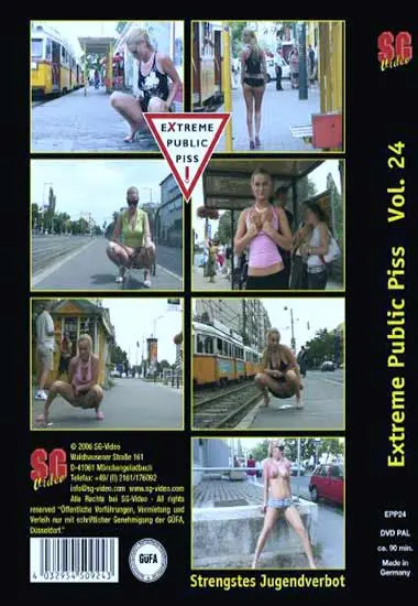 Extreme Public Piss Vol. 24 | SG-Video | DVD(back cover)