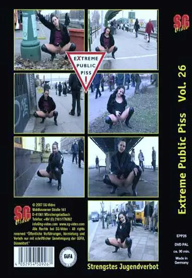 Extreme Public Piss Vol. 26 | SG-Video | DVD(back cover)