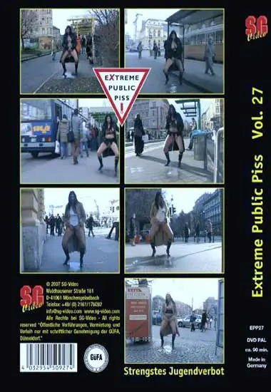Extreme Public Piss Vol. 27 | SG-Video | DVD(back cover)