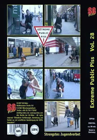 Extreme Public Piss Vol. 28 | SG-Video | DVD(back cover)