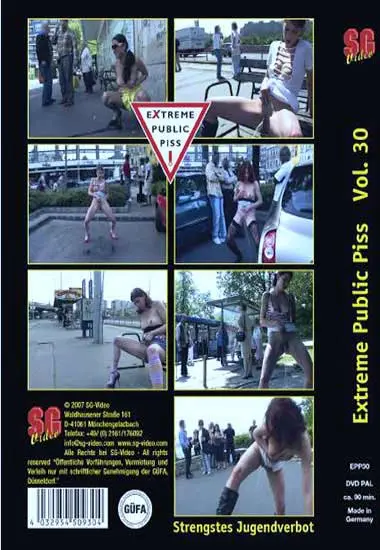 Extreme Public Piss Vol. 30 | SG-Video | DVD(back cover)