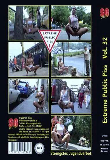 Extreme Public Piss Vol. 32 | SG-Video | DVD(back cover)