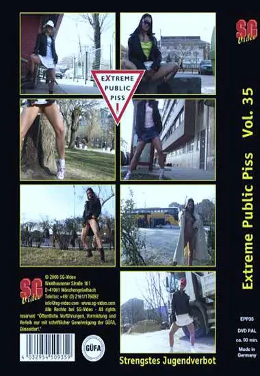 Extreme Public Piss Vol. 35 | SG-Video | DVD(back cover)