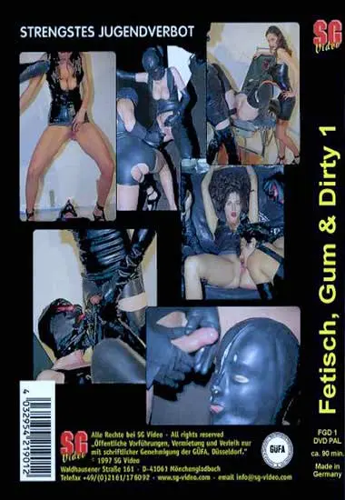 Fetish Gum and Dirty Vol. 01 | SG-Video | DVD(back cover)