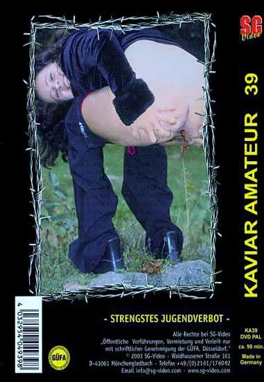 Kaviar Amateur 039 | SG-Video | DVD(back cover)
