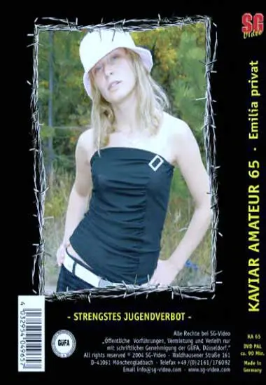 Kaviar Amateur 065 | SG-Video | DVD(back cover)