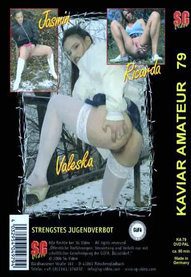 Kaviar Amateur 079 | SG-Video | DVD(back cover)