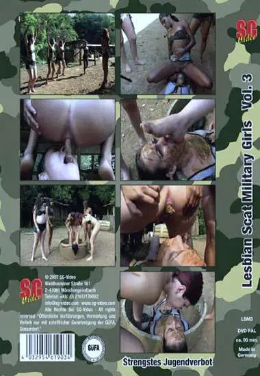 Lesbian Scat Military Girls 03 | SG-Video | DVD(back cover)