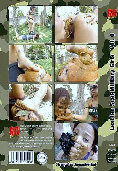 Lesbian Scat Military Girls 06 | SG-Video | DVD(back cover)