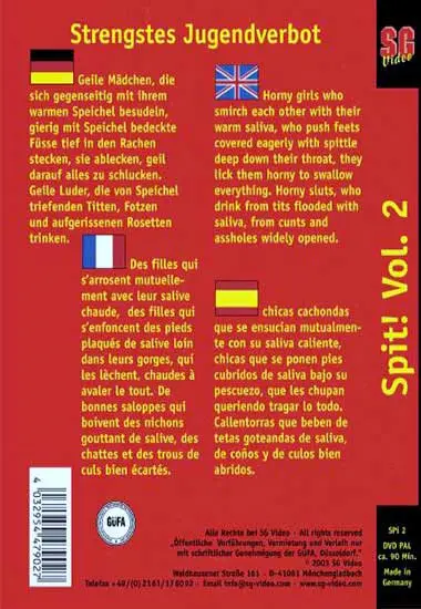 Spit Vol. 02 | SG-Video | DVD(back cover)
