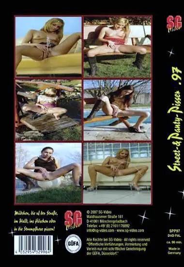 Street and Panty Pisser Vol. 97 | SG-Video | DVD(back cover)