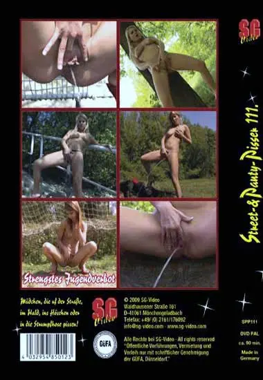 Street and Panty Pisser Vol. 111 | SG-Video | DVD(back cover)