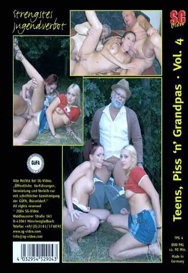 Teens Piss n Grandpas Vol. 04 | SG-Video | DVD(back cover)