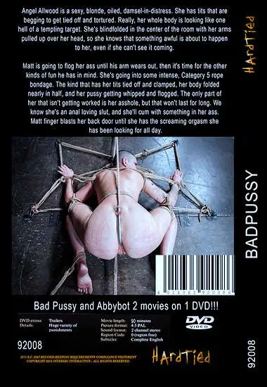 Hardtied - Bad Pussy | Belrose | DVD(back cover)