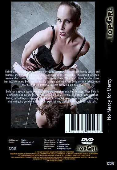Topgrl - No Mercy For Mercy | Belrose | DVD(back cover)