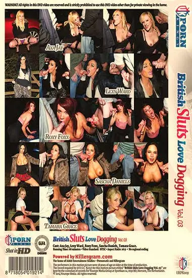 British Sluts Love Dogging Vol. 03 | UK Porn Kings | DVD(back cover)