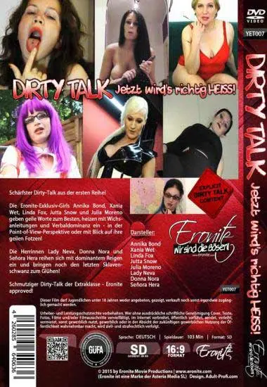 DIRTY TALK - Jetzt wird´s richtig heiss!(Eronite) (Download available)(back cover)